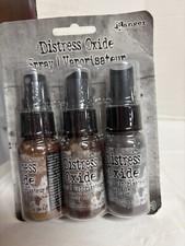 Ranger Tim Holtz Distress Oxide Sprays 1 pack/ 3 bottles vtg Photo  Hickory 1