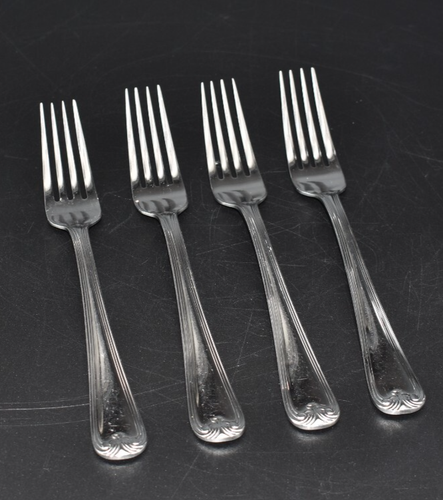 (Lot of 4) Gorham 18/8 Stainless Dinner Forks Winfield