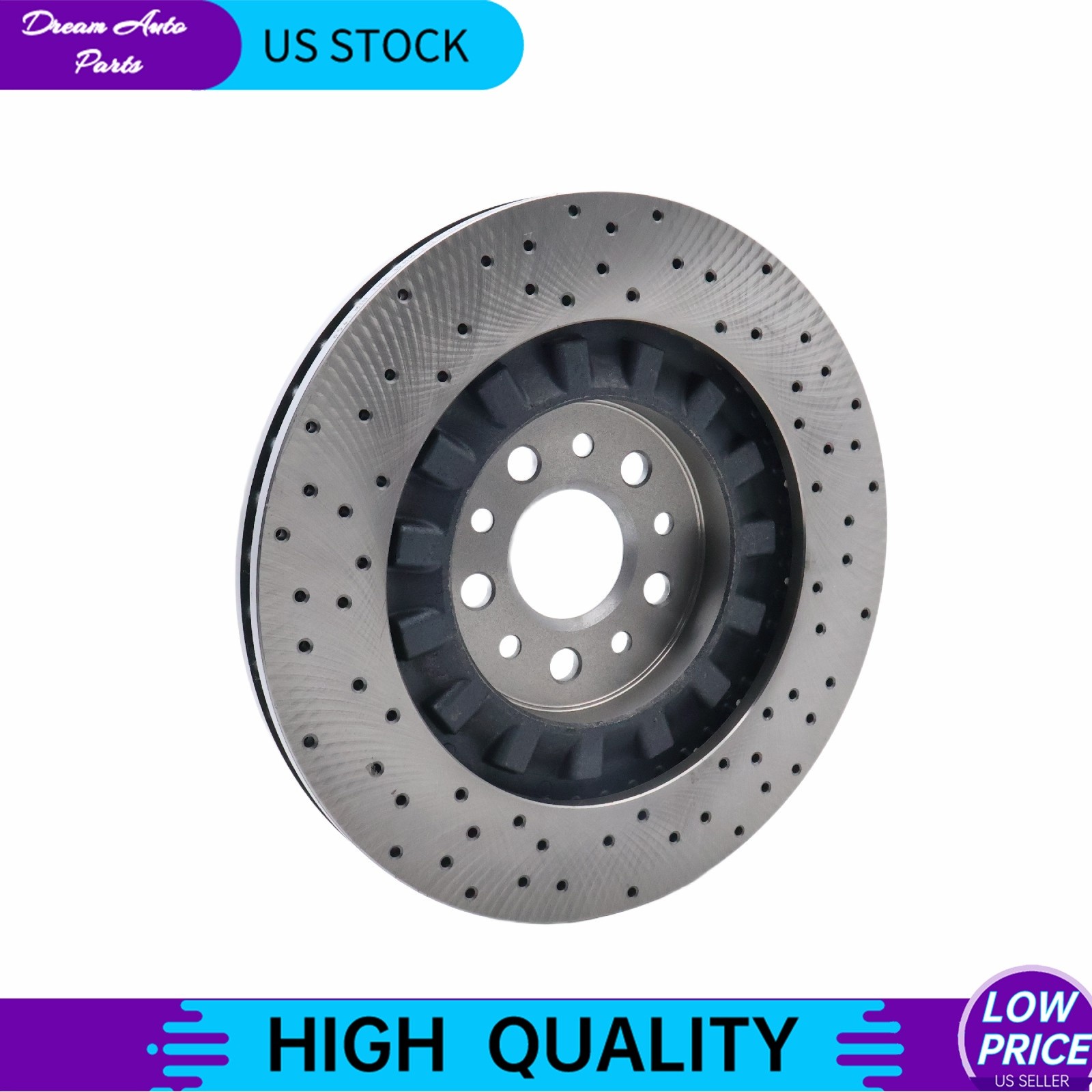 New Fit Maserati Ghibli Quattroporte Front Brake Rotors set of 2 670030935 US