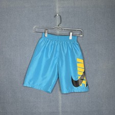 Nike Boys Youth Turquoise Swim Trunks Boys Size Medium 137-147CM