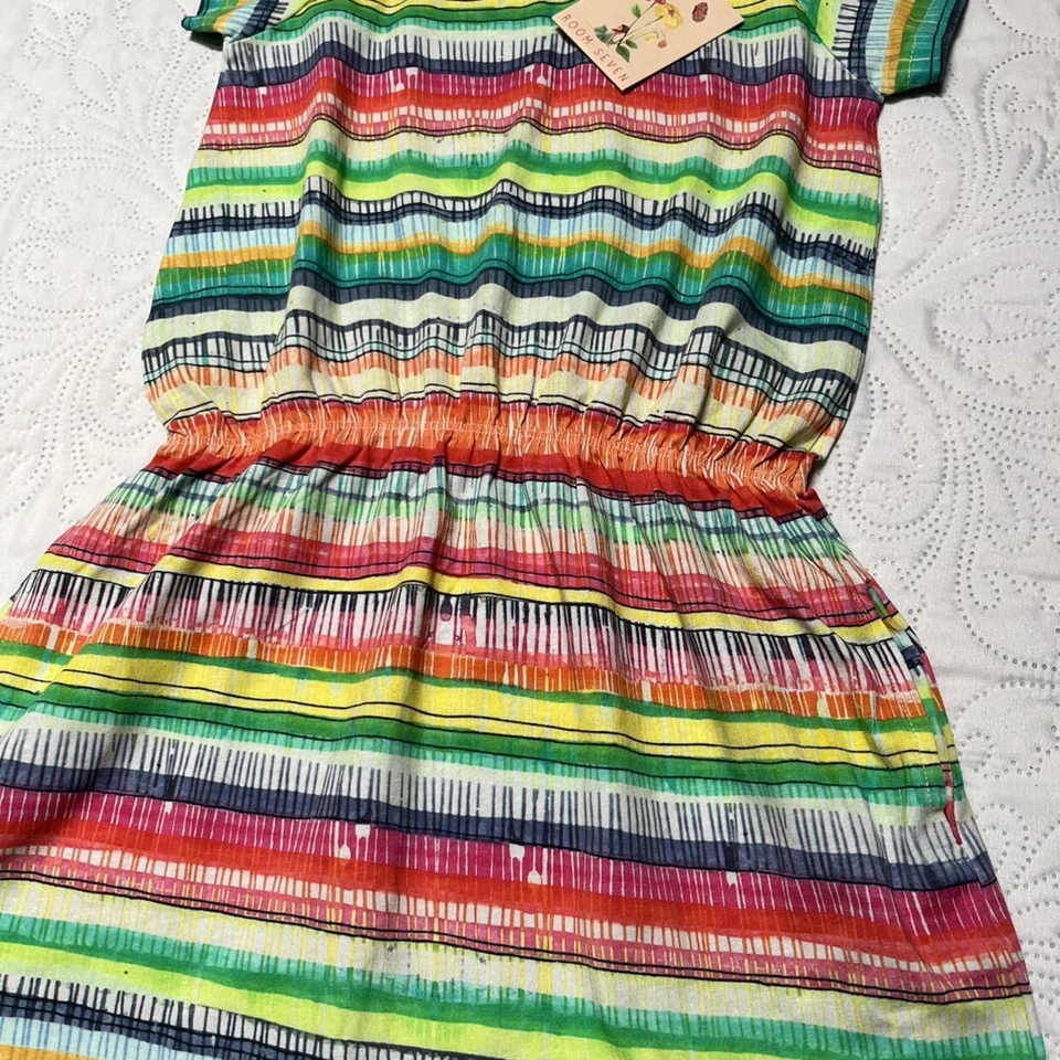 Vestido a rayas Room Seven talla 5 nuevo con etiquetas Foto 3 de 4