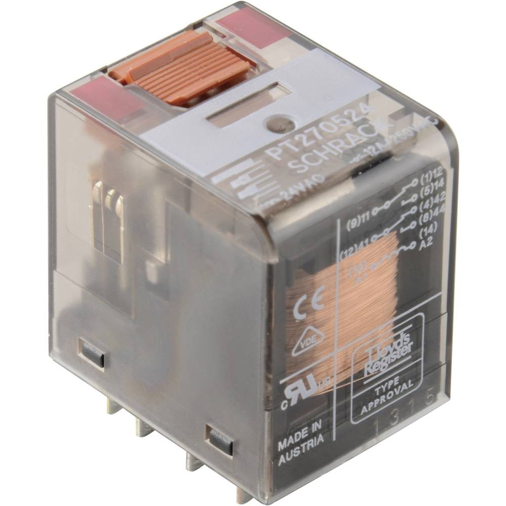 Relais TE Connectivity PT570730 à 4 inverseurs pour isolation thermique et électrique