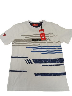 Ducati Official Licensed White Graphic T Shirt Size S New With Tags 
