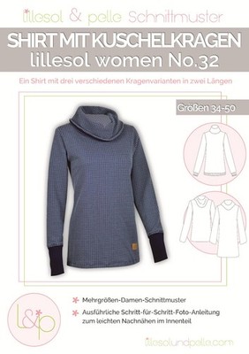 lillesol women No32 Shirt mit Kuschelkragen
