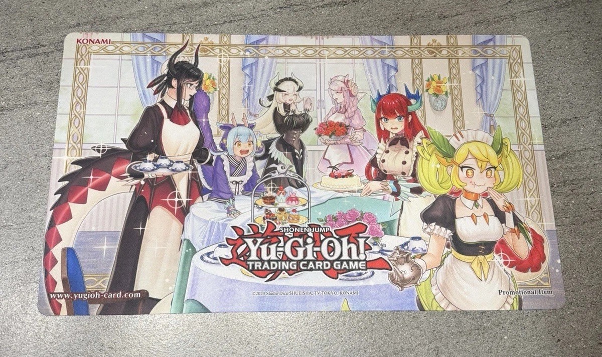 Dragonmaid - Yugioh Official Playmat Win a Mat at Regional | eBay