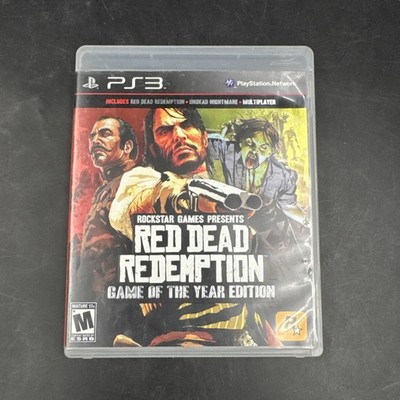 Red Dead Redemption Game of The Year Edition PS3 CIB Complete Manual Map