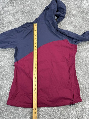 Outdoor Research Jacket Womens Large Red Blue Full Zip Ventia Rain Coat - Picture 9 of 10