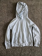 Nike Women's Funnel Neck Hoodie Sweatshirt Medium Pullover Baby Blue