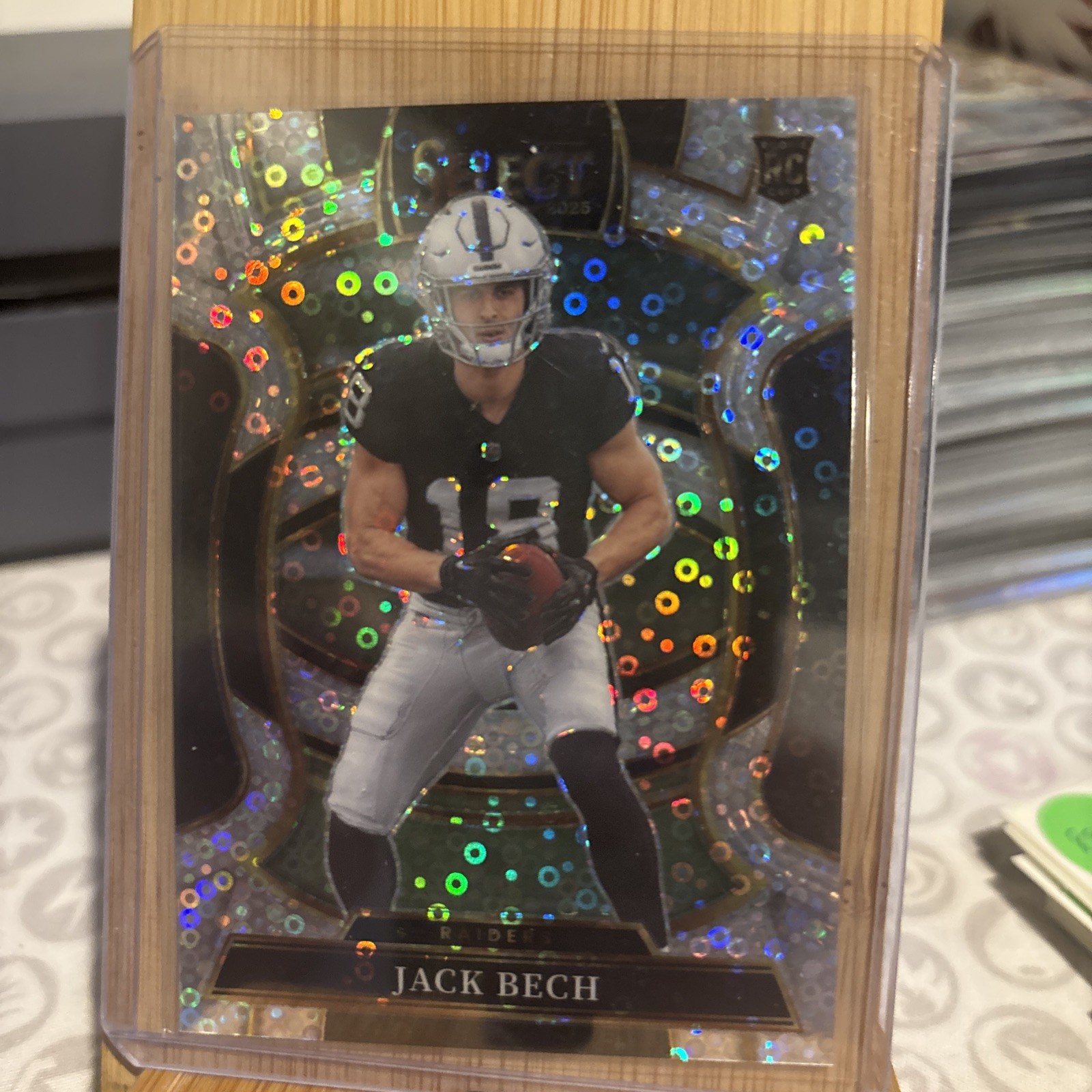 2025 Panini Select Jack Bech SILVER Disco Concourse Level Rookie Card SP
