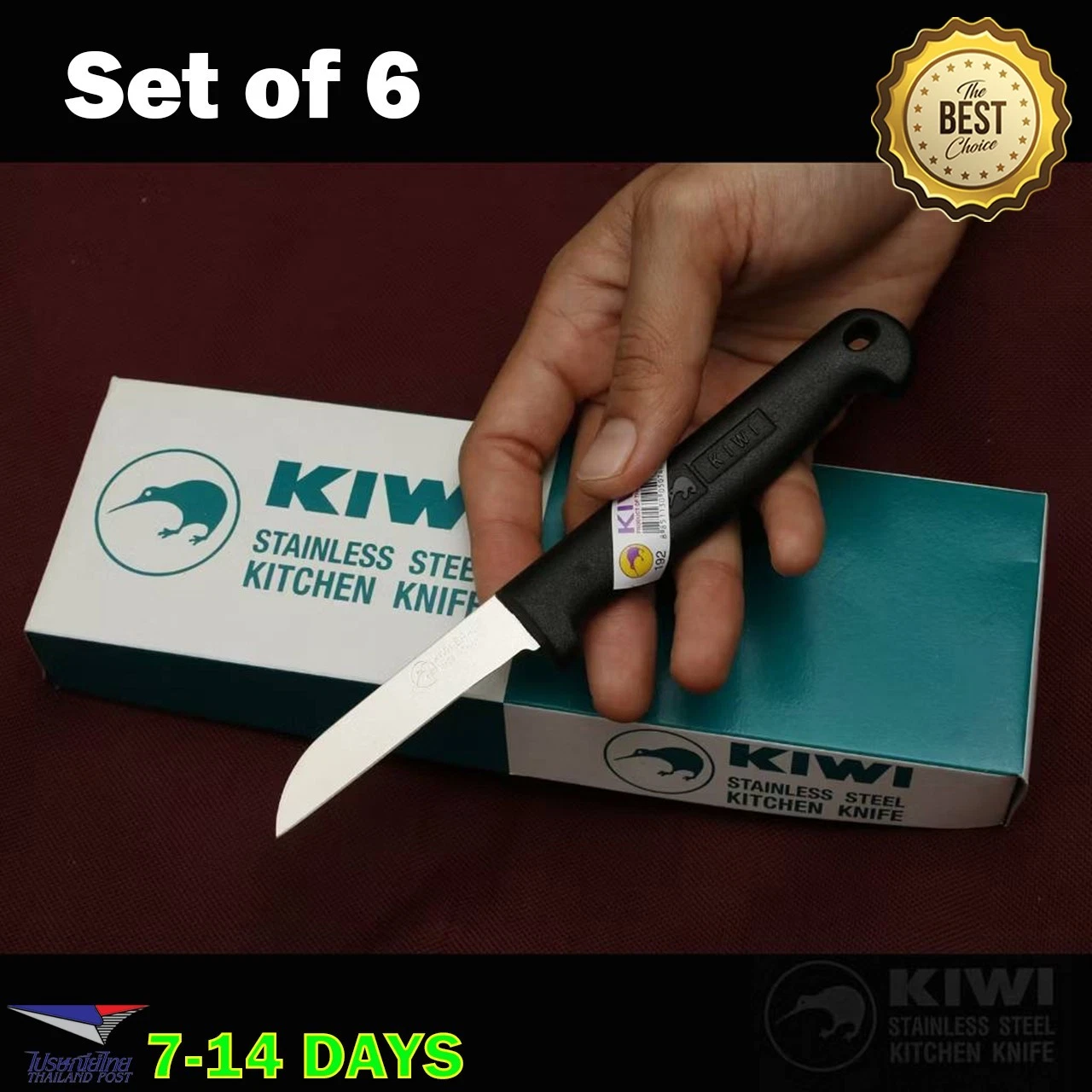 6 Pcs 2.5" Paring Knife Shallots Garlic Fruit Vegetable Stainless Steel #192 Kit
Opens in a new wind