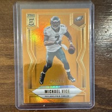 Panini 2025 Donruss Elite Michael Vick Status Metallic Orange #70/849 Eagles