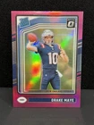2024 Panini Donruss Optic - Rated Rookie Drake Maye #229 Pink Prizm (RC)