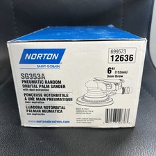 Norton 6 Orbital Palm Sander Sg353a 699573 12636 Pneumatic Palm Sander