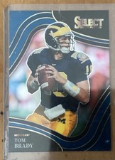 2022 Panini Select Draft Picks Field Level Tom Brady #130 Michigan Football Card