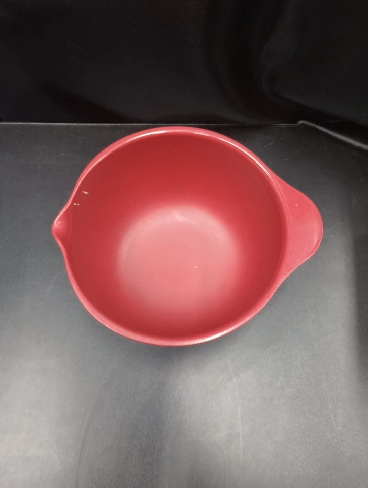 Cuenco mezclador de plástico pesado Kitchen Aid 2,5 cuartos rojo pistacho Foto 3 de 4