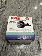 Pair Pyle PLMR51B 100 Watts 5.25'' 2 Way Black Marine Speakers