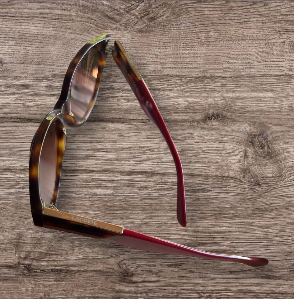 Gafas de sol 100 % originales para mujer Lacoste L985S (240) marrón Foto 4 de 4