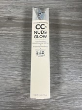 It Cosmetics CC Nude Glow Cream Skin Tint Foundation MEDIUM NEW IN BOX