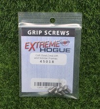 Hogue Extreme Series 1911 Government/Officer Grip Screws (4) Slotted Head #45018