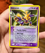 Pokémon Alakazam Gold Star 99/100 EX Crystal Guardians Holo Ultra Rare on eBay