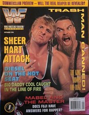 WWF Magazine September 1994 Owen Hart Jim The Anvil Neidhart      C