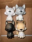 Game of Thrones Direwolves Dorbz from Funko. 4 loose figures.