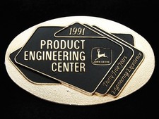 PD21162 *NOS* VINTAGE 1991 **JOHN DEERE PRODUCT ENGINEERING CENTER** BUCKLE