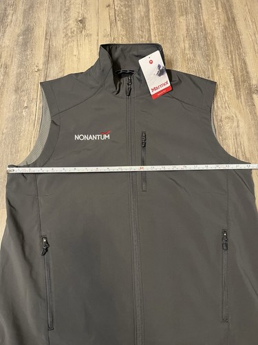 NWT Marmot Full Zip Up Approach Vest Embriodered Slate Grey Men’s Large - Picture 3 of 17