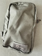 Lowepro Pouch Compact Canvas Camera Bag Belt Loop Zipper Front Pocket