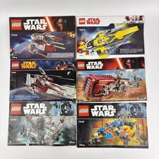 LEGO Star Wars Microfighters Instruction Manuals Lot Sets 75075 75072 75034 7503
