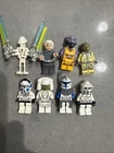 LEGO Star Wars Minifigure Lot CAPTAIN REX, JEDI CONSULAR, ZEB, Grievous, VALUABL