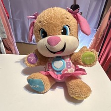 Fisher-Price Laugh Learn Interactive Stuffed Puppy Toy with Music Buttons