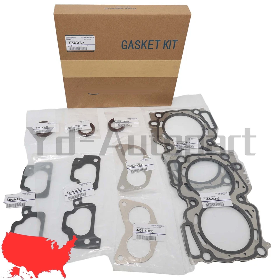 New OEM For Subaru Legacy Forester Outback Impreza Baja SOHC MLS Head Gasket Kit Foto 4 de 4