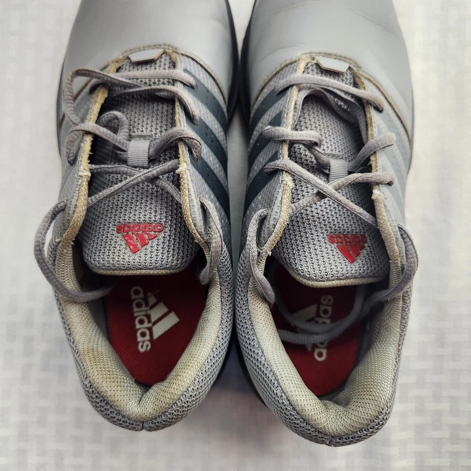 Adidas 360 Traxion Q44714 Gris Golf Suave Pico Zapatos Para Hombres Talla 8.5 Foto 3 de 4