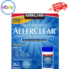Kirkland Signature Non-Drowsy AllerClear Antihistamine 10mg, 365 Tablets