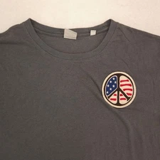 Junk Food Clothing Short Sleeve Crew Neck T Shirt Mens Size Large L Gray