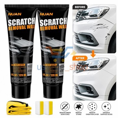2PCS NUAN Car Scratch Repair Remover - Car Paint Scratch Remover & Restorer Kit