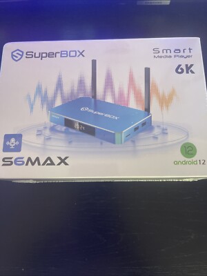 SuperBox S6Max SmartBox TV Streaming Box No monthly fees Cut Cable Save Money!