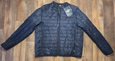 NEW! NWT Harley Davidson Men's Size 2XL XXL 3M Thinsulate Black Puffer Jacket