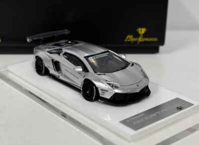 Onemodel 1:64 Silver LP700 Aventador LB Racing Sports Model