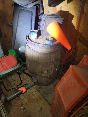 Antique Wooden Wine Barrels (oak)-LARGE- Pickup ONLY