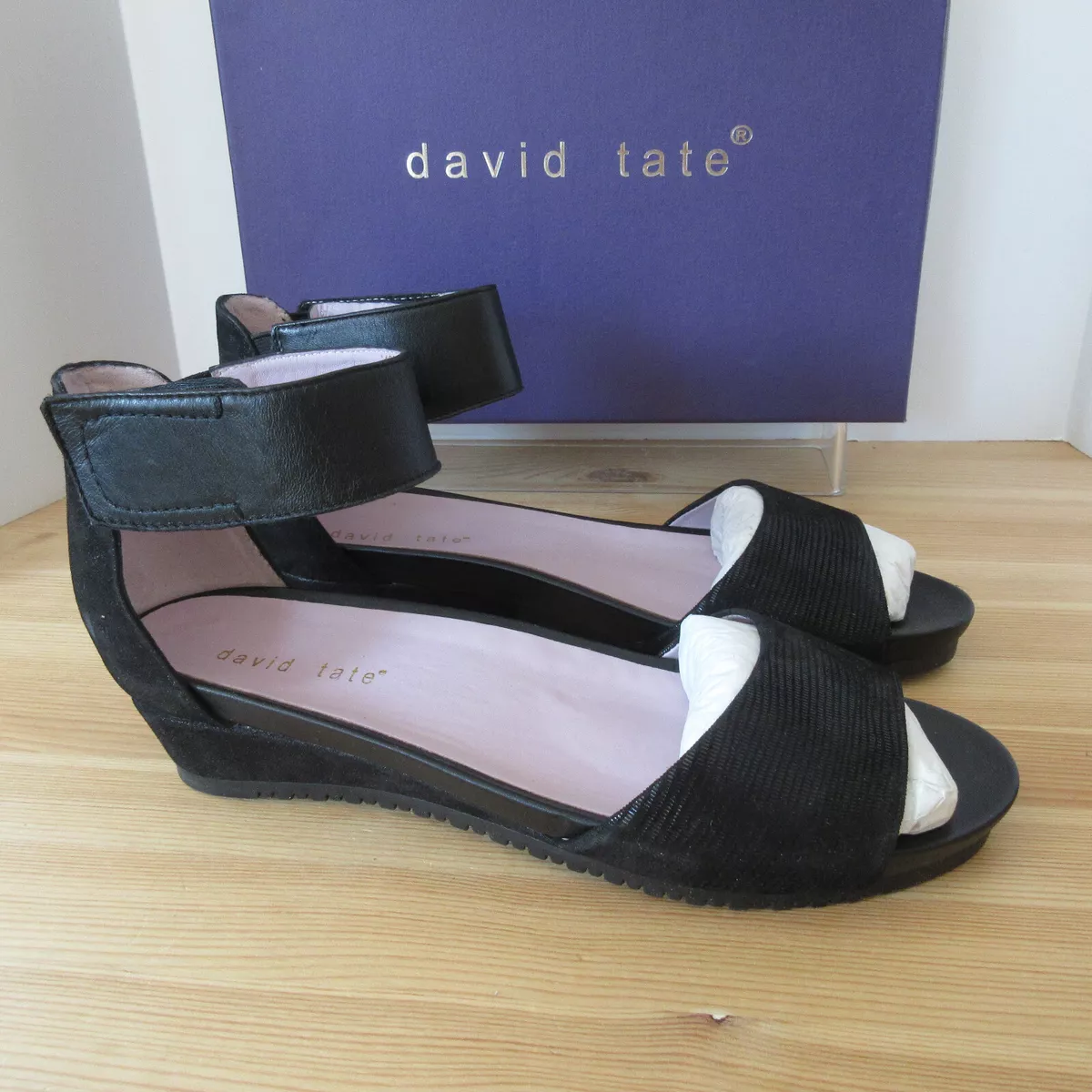 David tate wedge best sale sandals