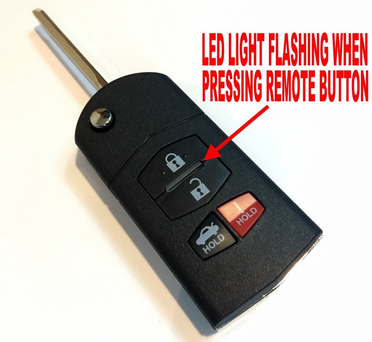 Flip Key Remote Replacement For 2007-2010 Ford Models (40BIT Chip) | Keyless Entry, Never Used 4 thumbnail image