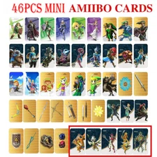 5-49pcs BOTW TOTK Zelda Tears of the Kingdom Mini NFC Cards for Switch 2 1/Wii U
