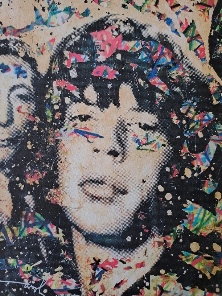 Litografía coleccionable firmada por Mr. Brainwash - Rolling Stones Foto 4 de 4