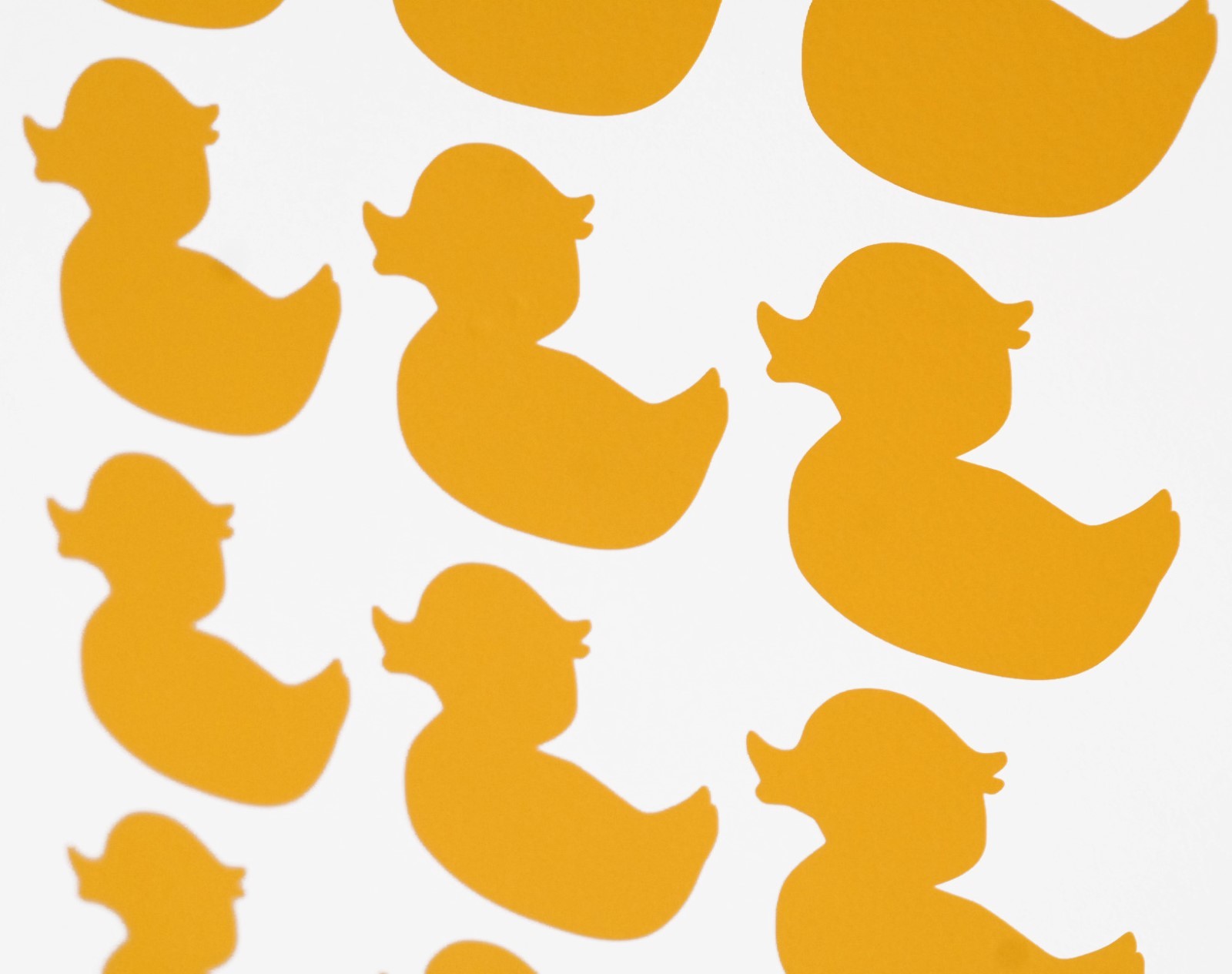 Cute Rubber Duck Wall Art Vinyl Decals / Stickers various colours and