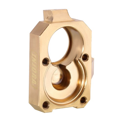 INJORA Brass Inner Portal Housing Covers Steering Knuckles for FMS FCX18 FCX24 - Picture 2 of 6