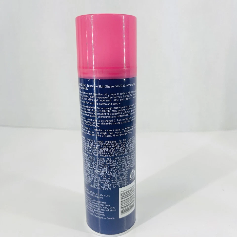 Gel de Afeitar Piel Sensible Noxzema con Vitamina E Aloe para Bikini Axilas 7oz LEER Foto 3 de 4