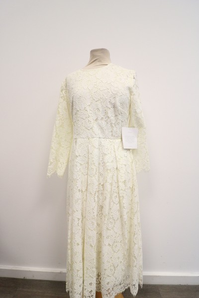 Ivy & Oak Damen Kleid Maxi Dress Weiß Gr.40 Neu-image