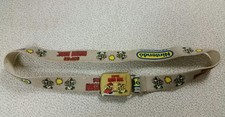 VTG 1988 Nintendo Officially Licensed Super Mario Bros Elastic Belt Buckle Lee